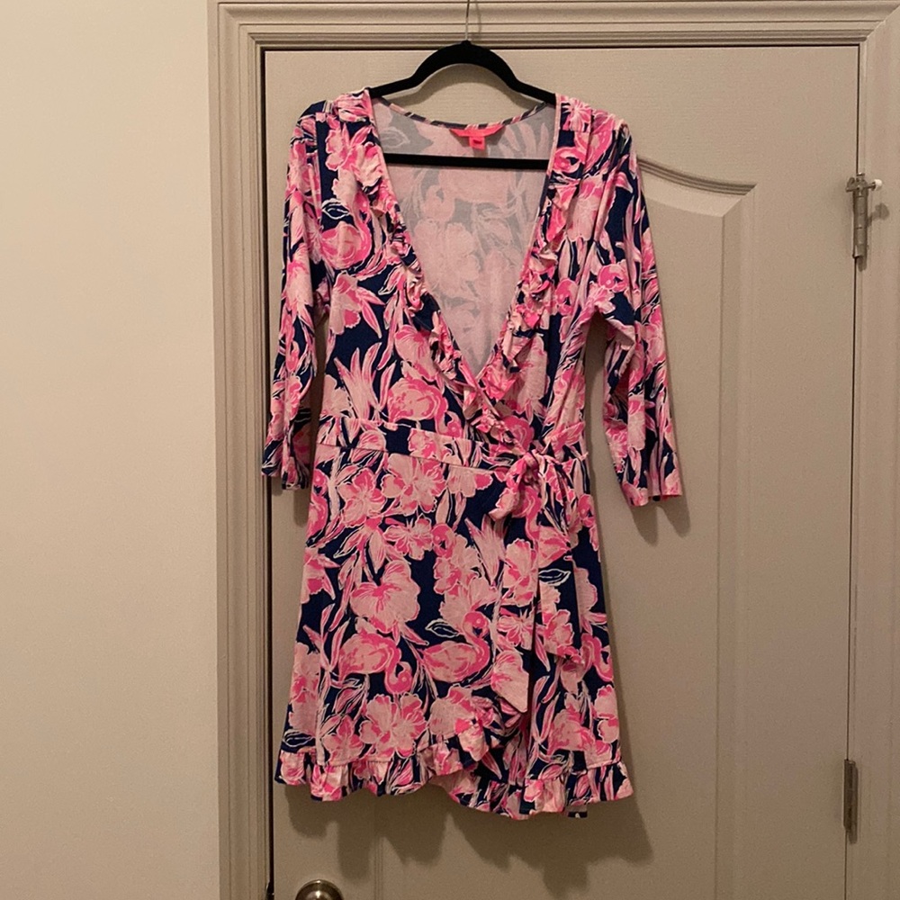 Lilly Pulitzer Flamingo Print Romper